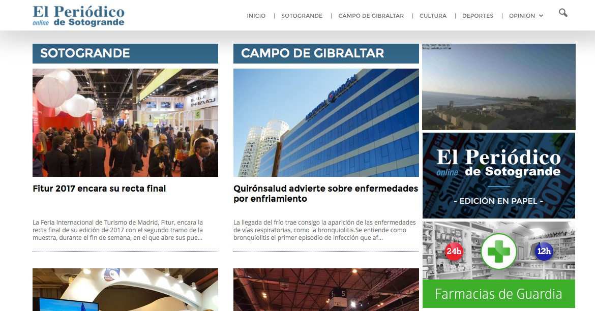 Nueva web El Periódico de Sotogrande